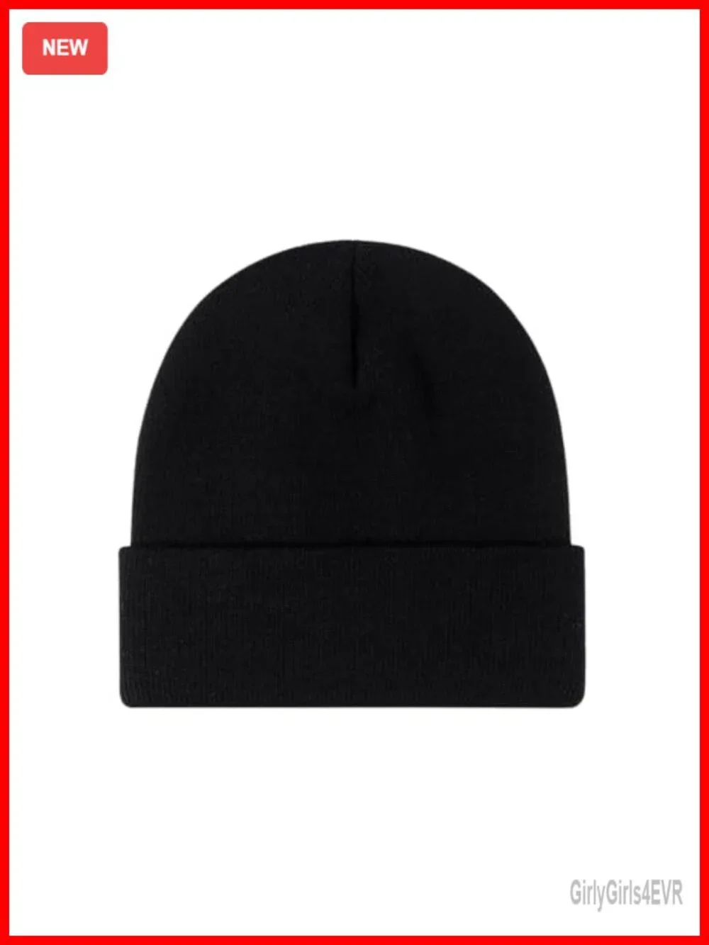 Warm Winter Beanie Windproof Thick Knitted Cuffed Unisex Skull Cap